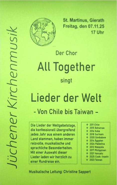 All Togehter Plakat 07.11.25 (c) C.S.
