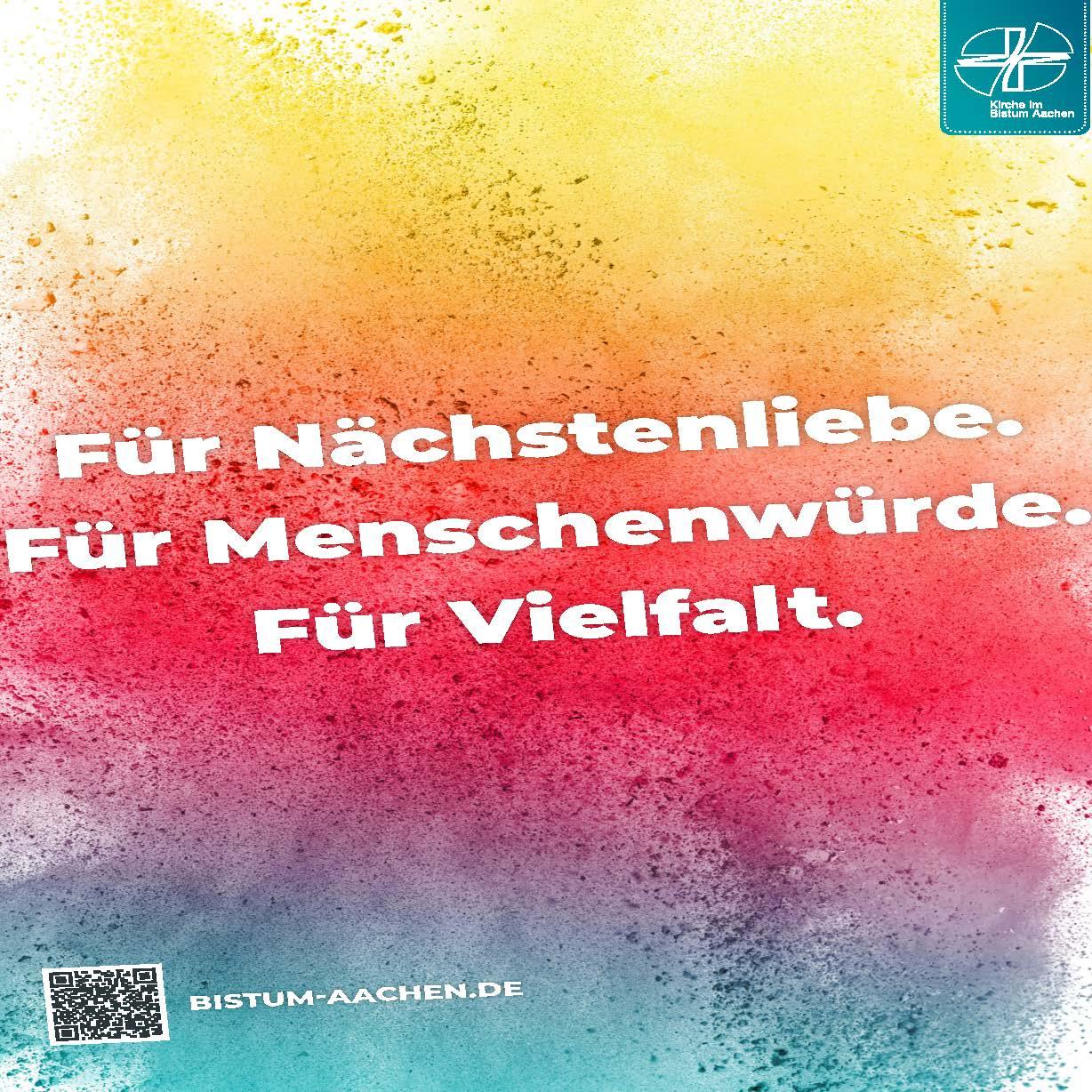 Für Nächstenliebe -für Menschenwürde - für Vielfalt