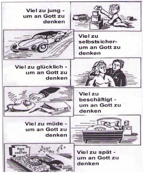 Viel zu... (c) Pfarrbrief Bistum Limburg, Oktober 2020, St. Anna